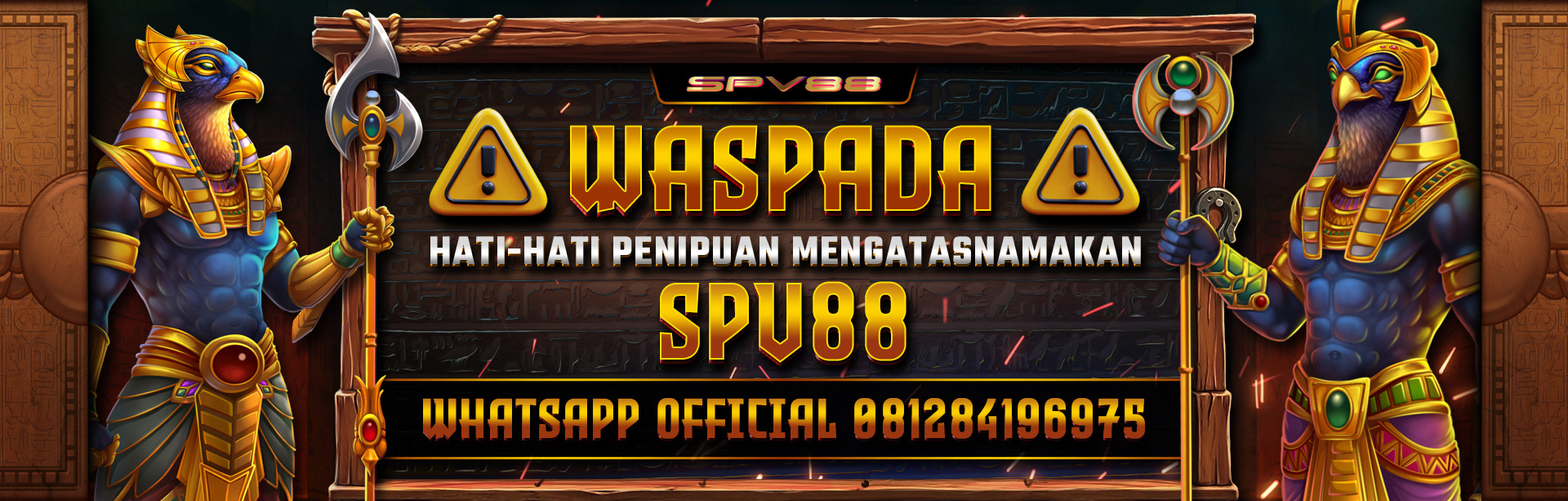 WASPADA PENIPUAN SPV88