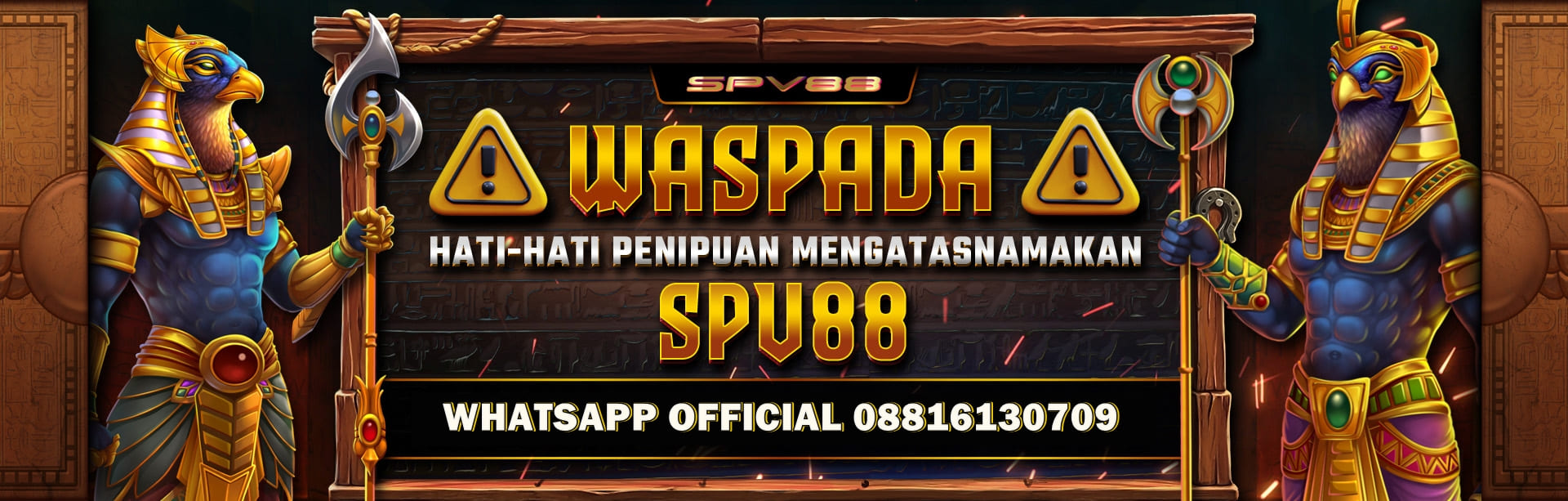 WASPADA PENIPUAN SPV88