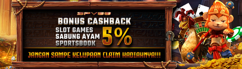 BONUS CASHBACK MINGGUAN 5 %